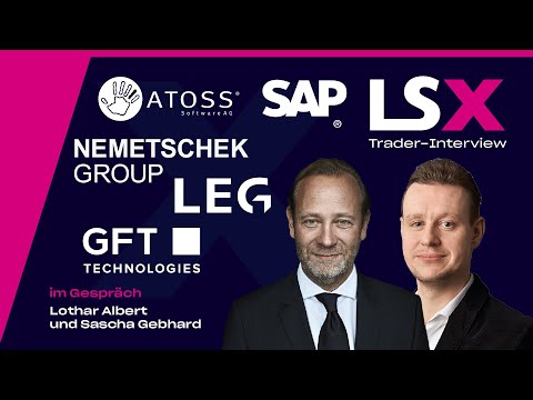 Trader-Interview mit Sascha Gebhard: SAP, Nemetschek, Atoss Softw., GFT Technologies, LEG Immobilien