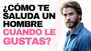 Si te saluda así 😇 lo traes LOCO POR TI...