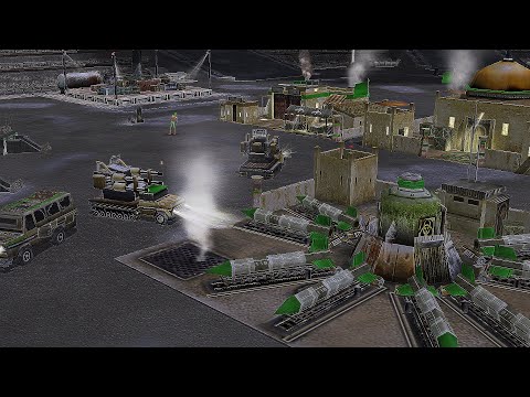 GLA Stealth vs 3 USA BOSS - Command & Conquer Generals Apocalyptic