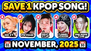 🎙️ Save 1 Kpop Song Released in the Same Month 🗓️ (2025 Edition) ANSWER - KPOP QUIZ 🎮