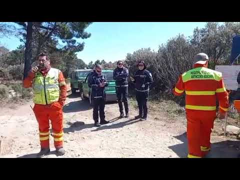 Esercitazione Antincendi Boschivi a Campo nell'Elba