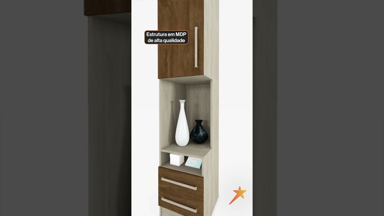 Modulo J&A Mesa de Cabeceira Alto Georgia | Esplanada Móveis