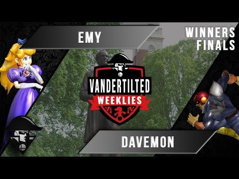 VanderTILTED #20 - Melee Singles - emy (Peach) VS Davemon (Falcon) - Winners Finals