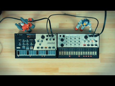 DUB TECHNO JAM with KORG VOLCA DRUM and VOLCA KEYS