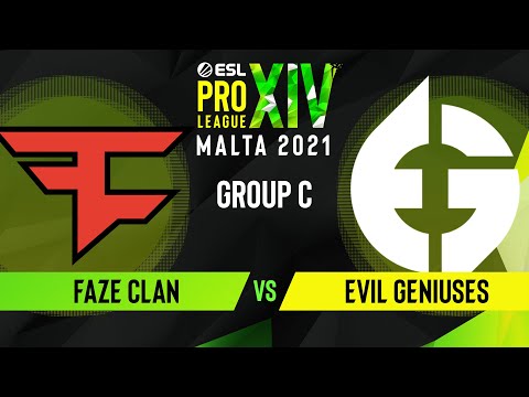 CS:GO - FaZe Clan vs. Evil Geniuses [Dust2] Map 3 - ESL Pro League Season 14 - Group C