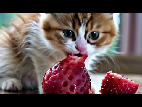 The Sounds of Pure Happiness: A Kitten's ASMR Meal