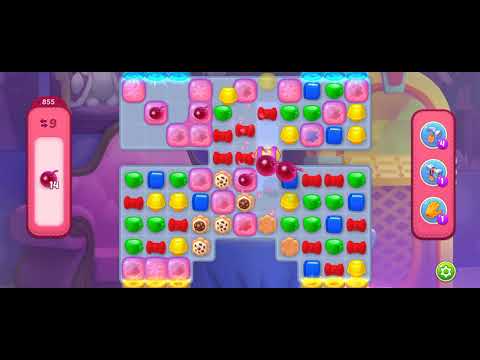 HomeScapes Level 855 Walkthrough || Super Hard Level || Cherry Collectable || 0 Moves Left