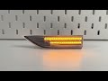 LED dynamické smerovky - VW Caddy (2015->) oranžové - Video Youtube