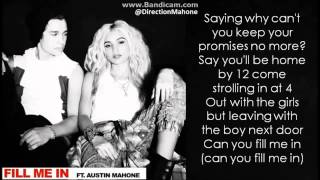 Pia Mia - Fill Me In ft. Austin Mahone Lyrics - Mp