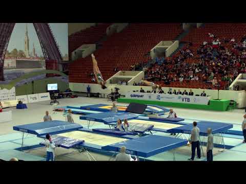 Russian Federation 2 (RUS) W - 2018 Trampoline Worlds, St. Petersburg (RUS) - Qualif Synchro R2