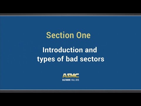 DDI Training Section 1 - Introduction and type of bad sectors