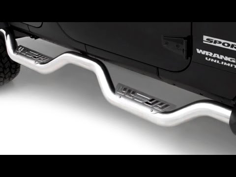 Lund Latitude Nerf Bars Installation on Jeep Wrangler