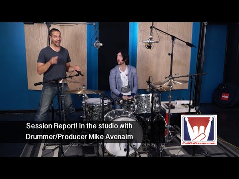 Session Report - Recording Drums with Mike Avenaim