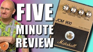 Video thumbnail for 5 Minute Review - Marshall JCM900 Pedal by EytschPi42