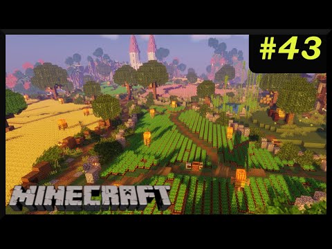 Lets Build Some AWESOME FIELDS - (Let's Play Minecraft v1.15.2) - Ep 43
