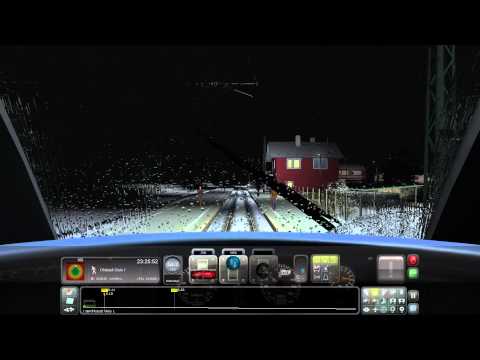 Stormy Night part 1 [Train Simulator 2015]. Munich to Garmisch. DB BR426