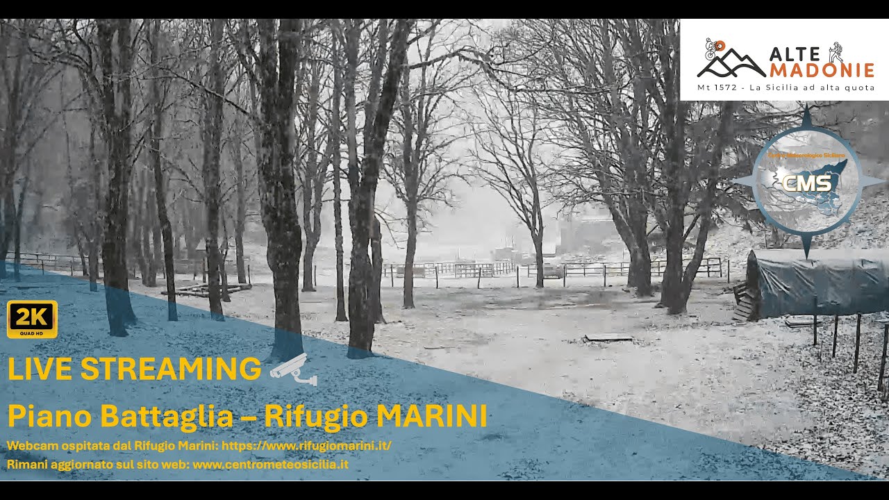 Live webcam view of Piano Battaglia Refuge Panorama