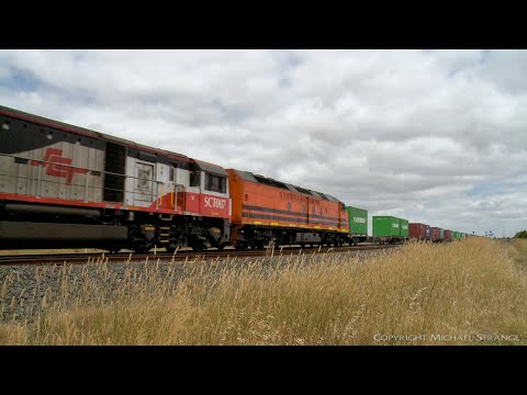 7922V With SCT009, SCT007 & RailPower CLF4 (24/12/2020)  - PoathTV Australian Trains