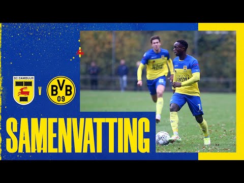 Samenvatting oefenduel SC Cambuur - Borussia Dortmund II (1-0)