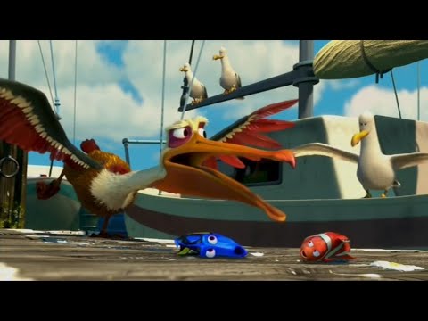 Alla Ricerca di Nemo - Amilcare e i gabbiani rompiscatole: "MIO! MIO! MIO!"