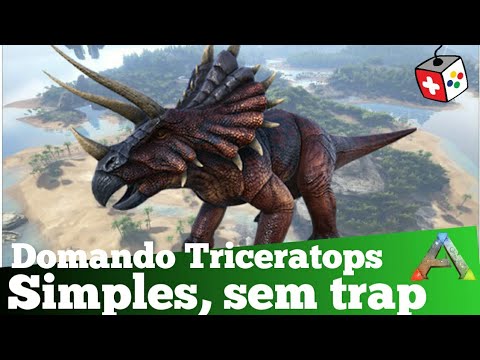 How to tame a Trike without traps at the beginning of the game Ark Survival Evolved EP. 3