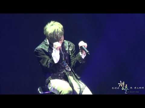 [fancam] 130202 united cube concert - hot issue (junhyung)