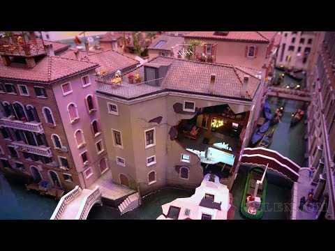 O mundo em miniatura de Veneza: uma obra-prima de modelagem em escala HO sem modelos de trens