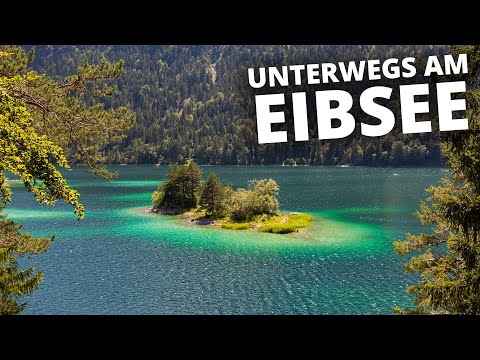 unterwegs am Eibsee am Fuße der Zugspitze
