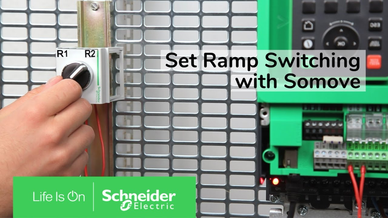 Altivar Process: How to set the ramps switching in SoMove ?