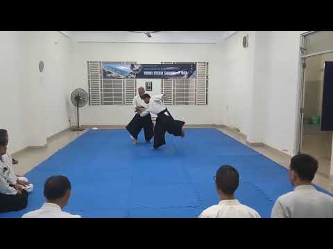 [Horii Etsuji Shihan] Ai-hanmi Katate-dori Tenshin Kokyu-ho