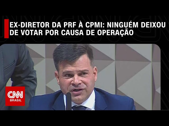 Ninguém deixou de votar por causa de operação, diz Silvinei Vasques à CPMI | LIVE CNN