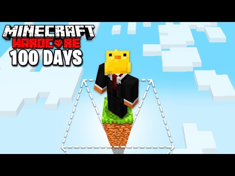 I Survived 100 Days in an EXPANDING WORLD in Minecraft Hardcore!