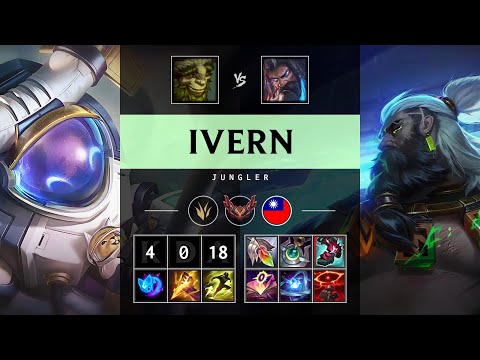 Ivern Jungle vs Udyr - TW Grandmaster Patch 25.06
