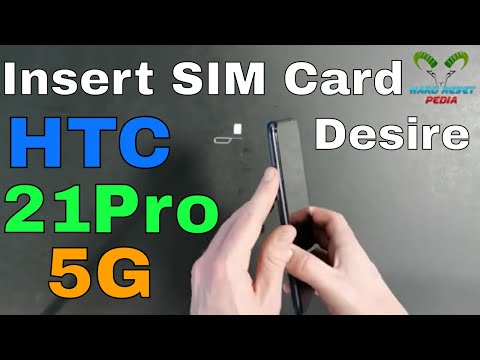 HTC Desire 21 Pro 5G Insert The SIM Card