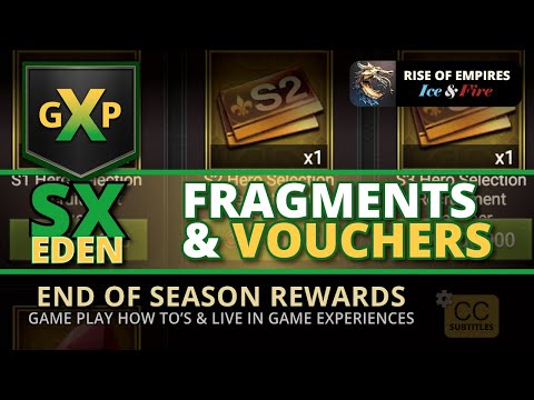 Frags & Vouchers | End of SX Eden Season Rewards Cashed In | Rise of Empires: Ice and Fire