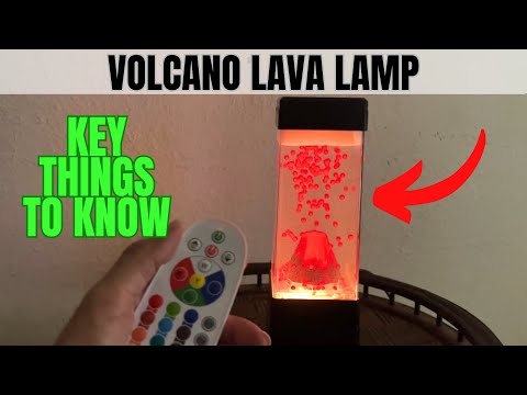 Volcano Lava Lamp nightlight for kids Amazon Review