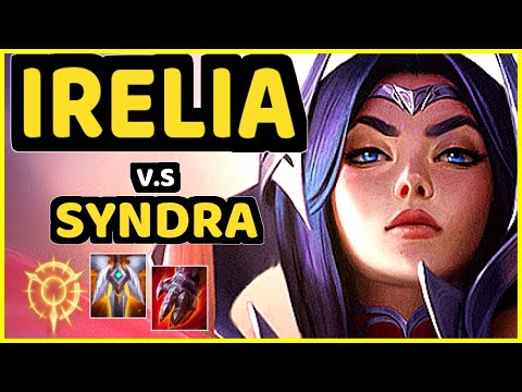 SKT T1 FAKER (IRELIA) vs SYNDRA - MID CHALLENGER GAMEPLAY - KR