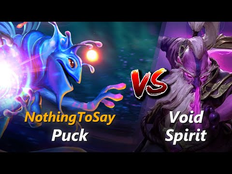 NothingToSay mid Puck vs Void Spirit | First 10 minutes