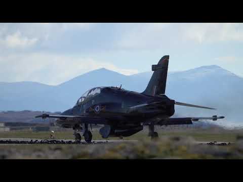 RAF Valley take-off scenes February 2018