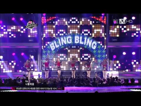 111106 - Dal★Shabet - Bling Bling @ Mnet M! Super Concert