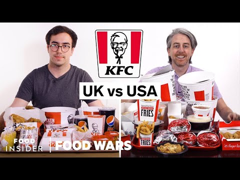 UK vs US KFC Food Wars - Which one is wins?