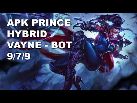 APK Prince HyBrid Bot Vayne vs Xayah - KR Challenger Rank Game