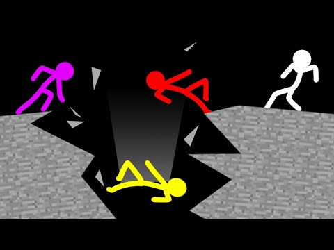 Stickman VS Minecraft: Earthquake Survival - AVM Shorts Animation