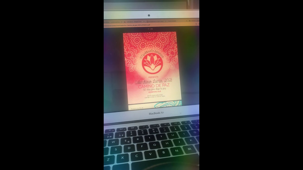 2021 Calendar PDF Printable Free Lunar Calendar Inspired by ACIM Balance in Feminine