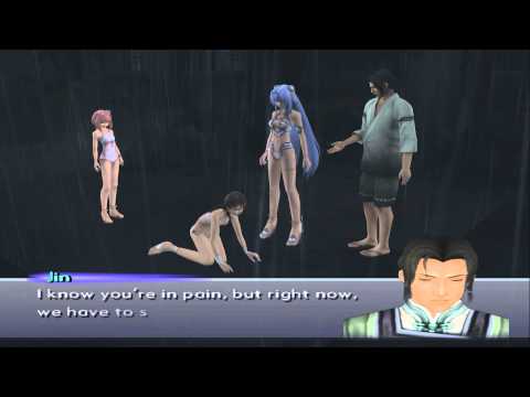 Xenosaga III HD Cutscene 200 - Shion Rises to her Feet (Miltia Forest) - JAPANESE - SWIMSUIT MODE
