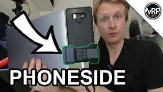 Attach your phone with PHONESIDE | Kickstarter project i backed up.