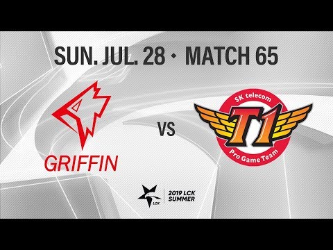 GRF vs SKT | Match65 H/L 07.28 | 2019 LCK Summer