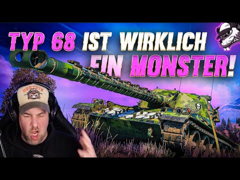 Type 68 ist wirklich ein Monster! Siege und Abkühlung brauchen aber Übung! [WoT - Gameplay - DE]