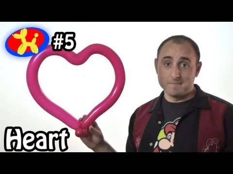 One Balloon Heart - Balloon Animal Lessons #5