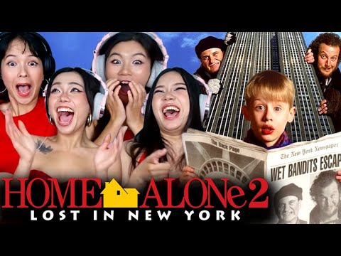 Asian Girls React | Home Alone 2: Lost in New York | First Time Watch
